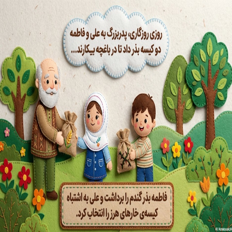 درسنامه و کاربرگ خود آموز کتاب های ابتدایی - درس 19 هدیه سوم